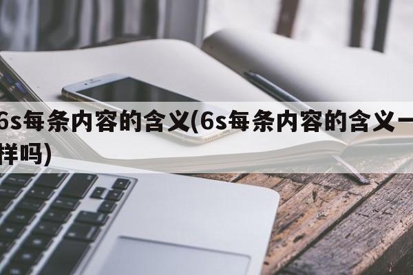 6s每条内容的含义(6s每条内容的含义一样吗)